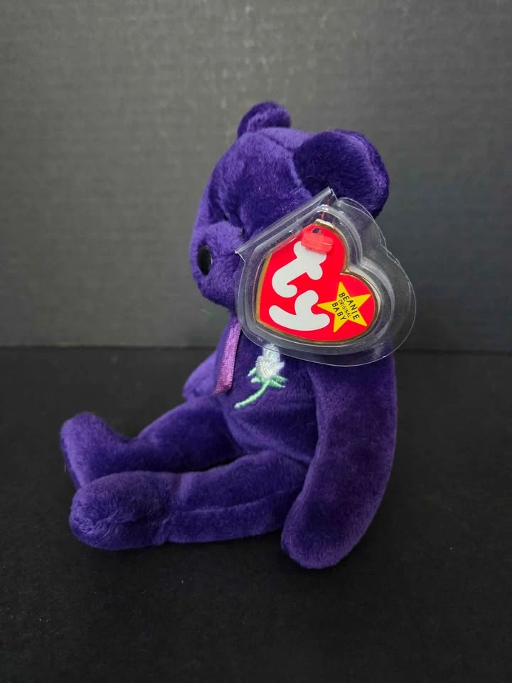 TY Beanie Baby Princess Diana Bear - photo 2