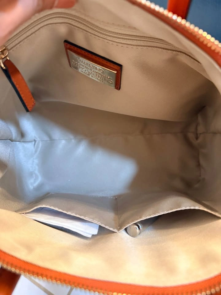Valentino Brown Leather V Logo Handbag - photo 4
