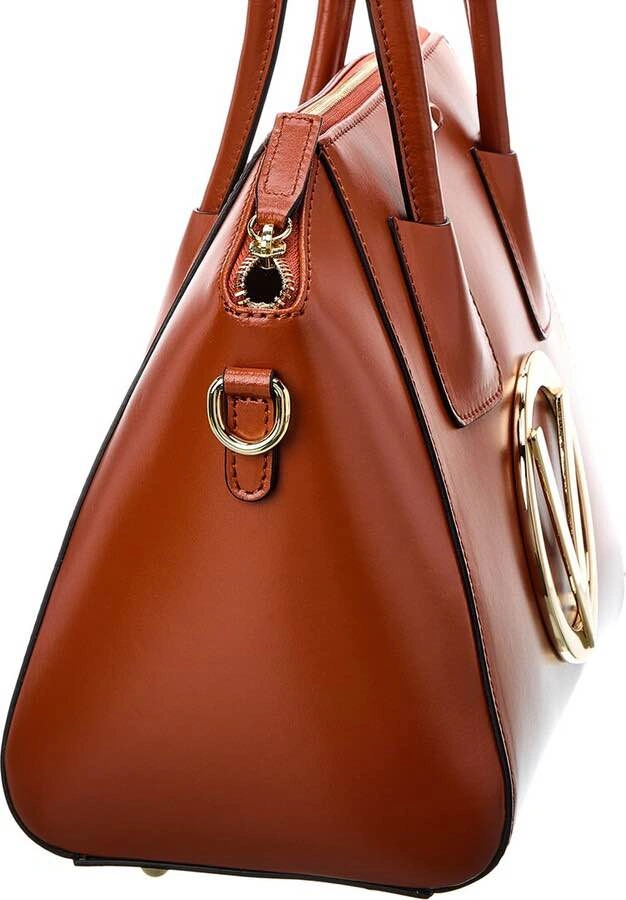 Valentino Brown Leather V Logo Handbag - photo 3