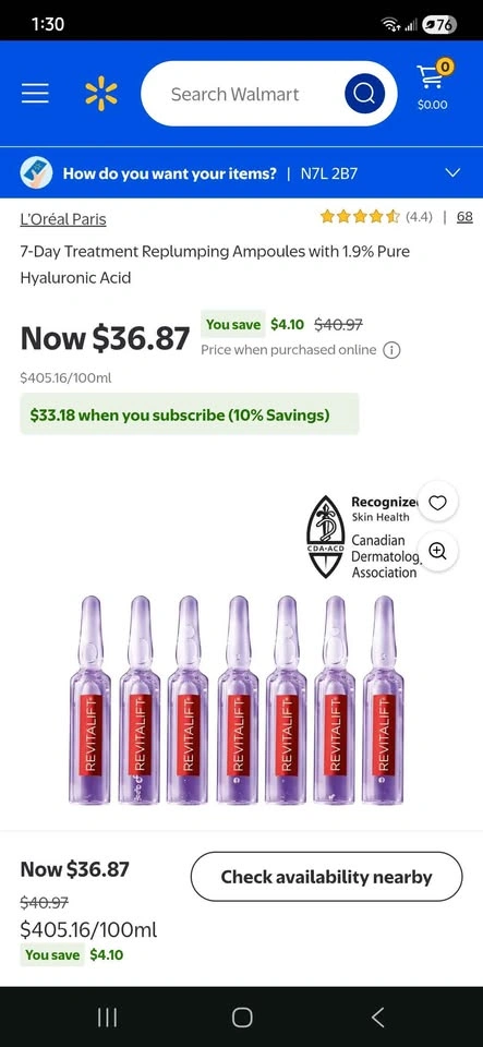 L'Oreal Paris 7-Day Replumping Ampoules - photo 3