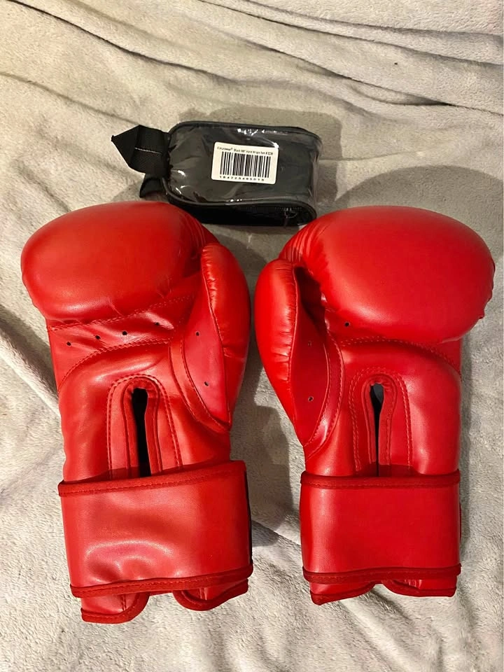 Kimurawear Boxing Gloves 12oz (Used) + 180” Hand Wraps (New)
