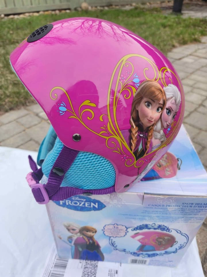 Disney Frozen Pink Snow Helmet Anna Elsa 48-51 CM w/ Box - photo 2