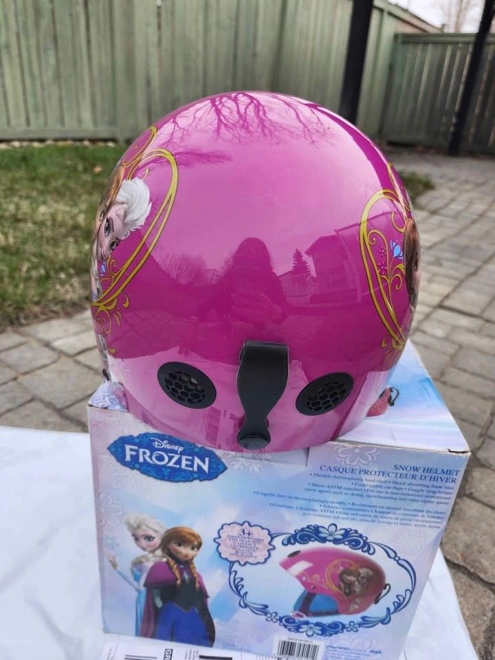 Disney Frozen Pink Snow Helmet Anna Elsa 48-51 CM w/ Box - photo 3
