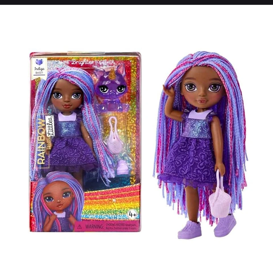 Rainbow High Littles Indigo Bailey Doll with Pet