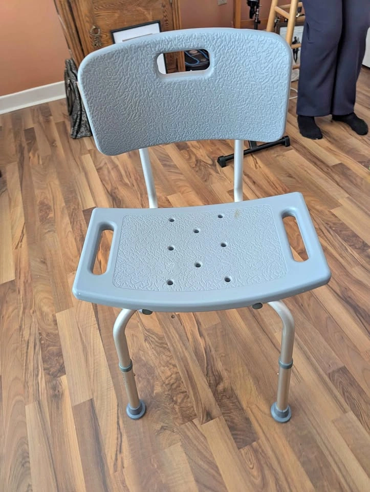 Superior Home Health Care Shower Chair w Backrest Adjustable