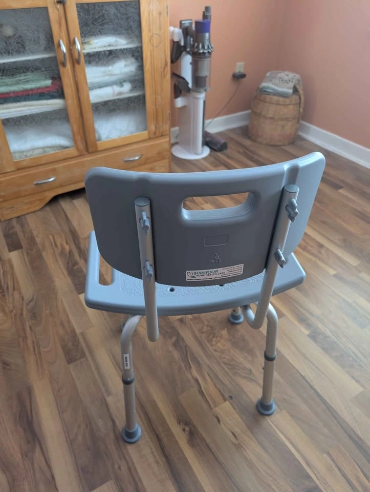 Superior Home Health Care Shower Chair w Backrest Adjustable - photo 3