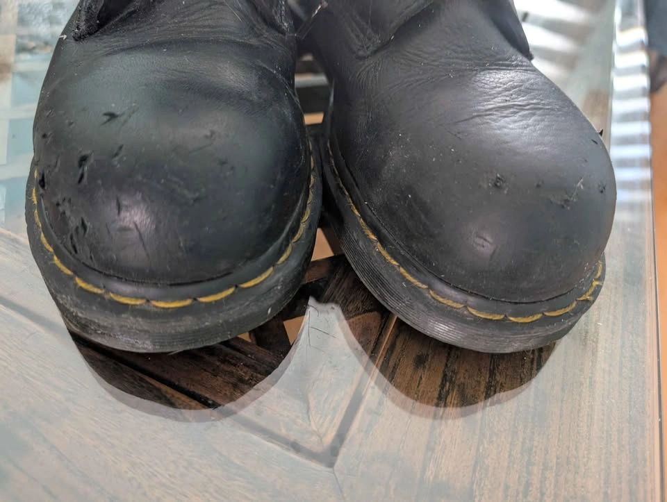 Dr. Martens Black Steel Toe Work Boots - photo 3