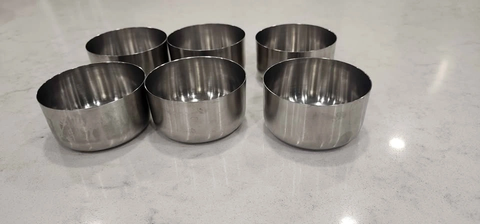 Stainless Steel Small Bowls (Katori / Sauce Bowls) – Set of 6 - photo 2