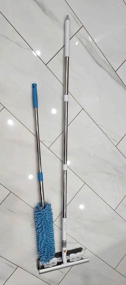 Glass Cleaner Wiper + Microfiber Duster