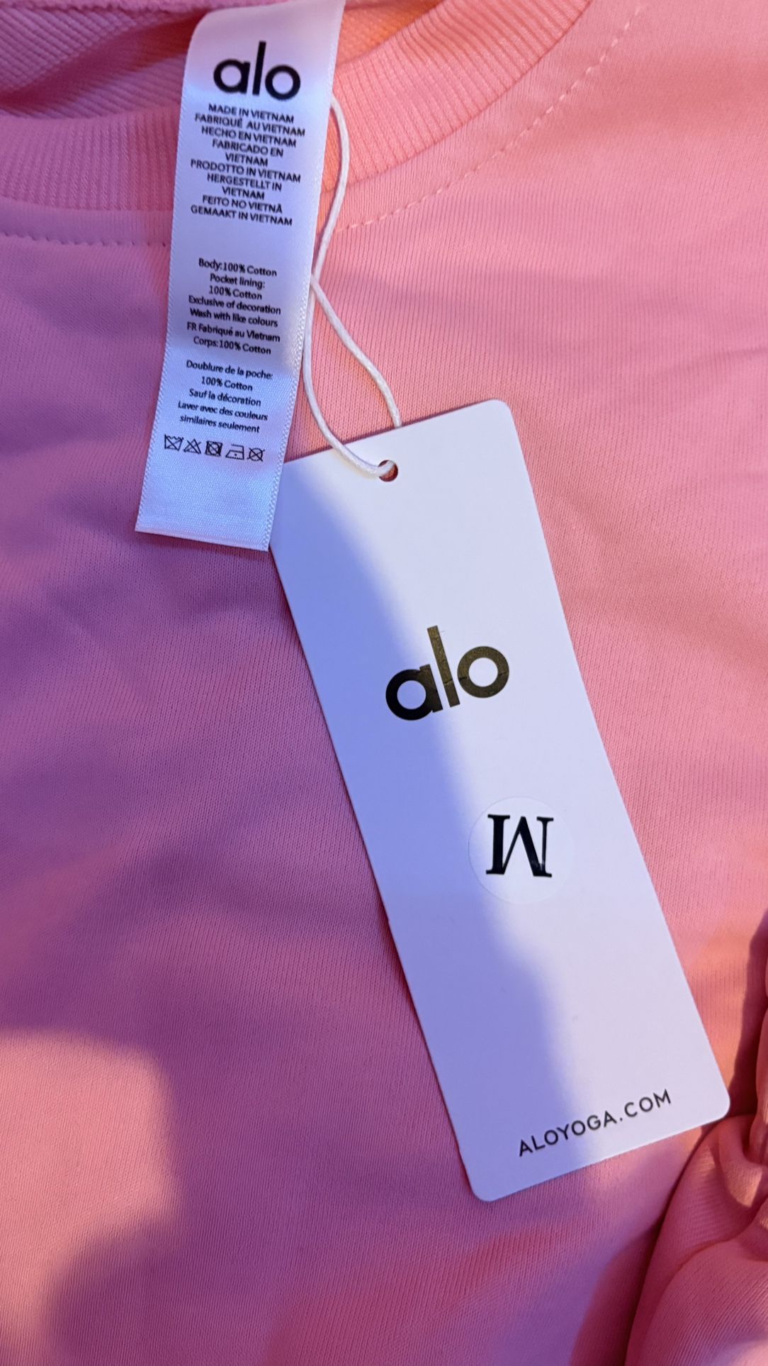 pink alo set size medium - photo 2