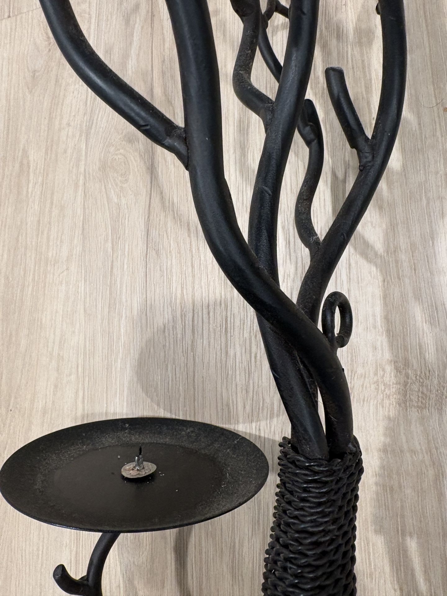 Crate & Barrel Tree Branch Candle Holder Wall Sconce (Set of 2) - photo 2