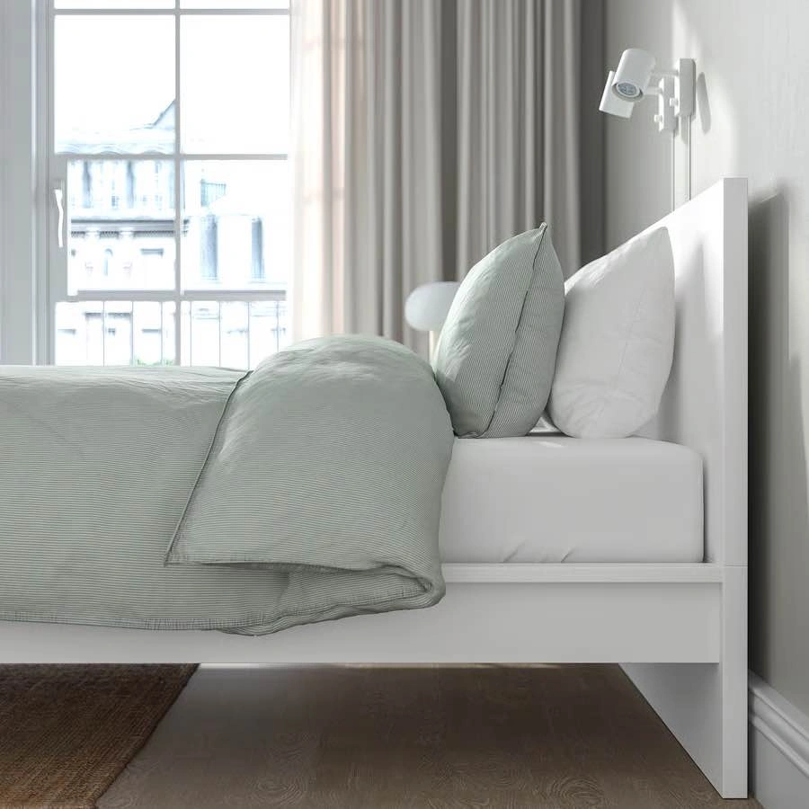 IKEA MALM Double/Full White Bed frame 🌱 - photo 3