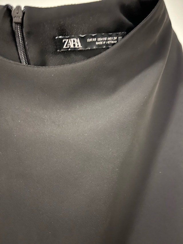 Zara Black Dress - Size XS - photo 4