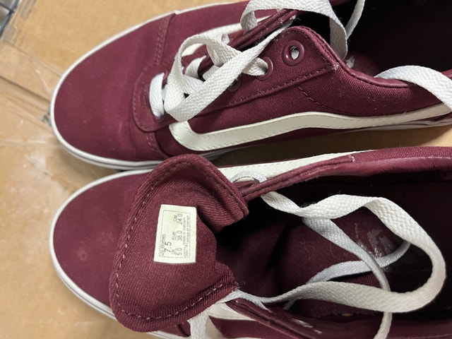 Vans Ward Sneakers - Burgundy - Size 7.5 - photo 4