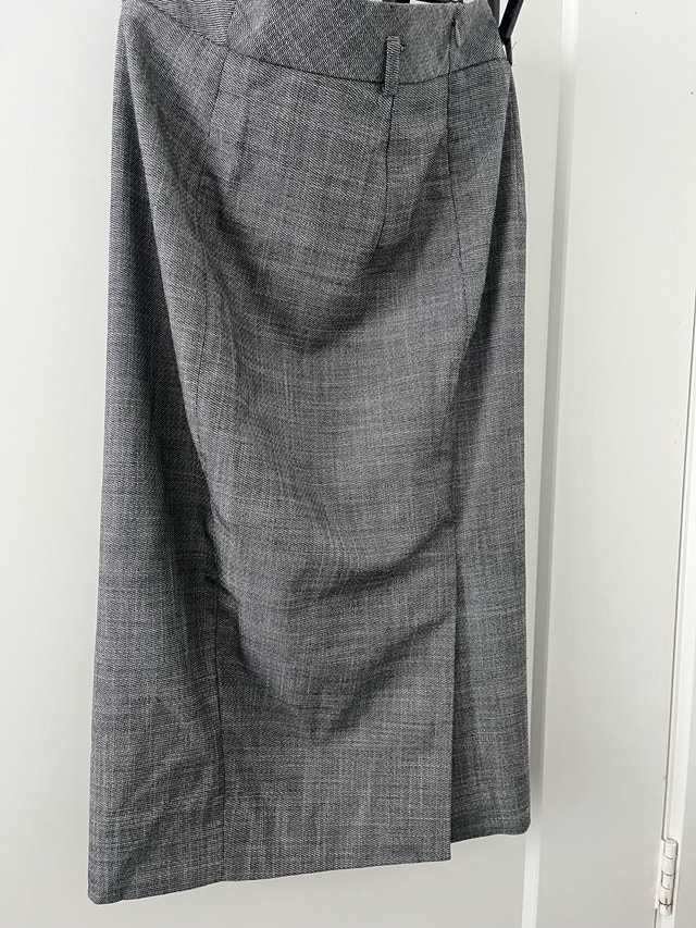 Talbots Skirt - Women's Size Medium - Grey Herringbone - photo 2