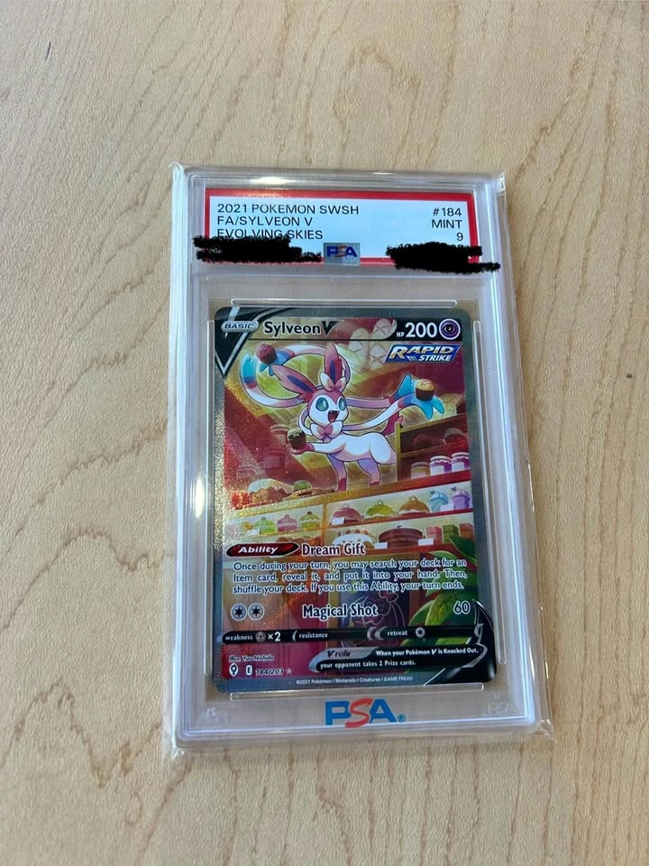 Sylveon V PSA 9 Slab
