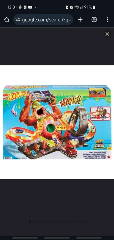 Hot Wheels Gorilla Slam Playset - photo 4