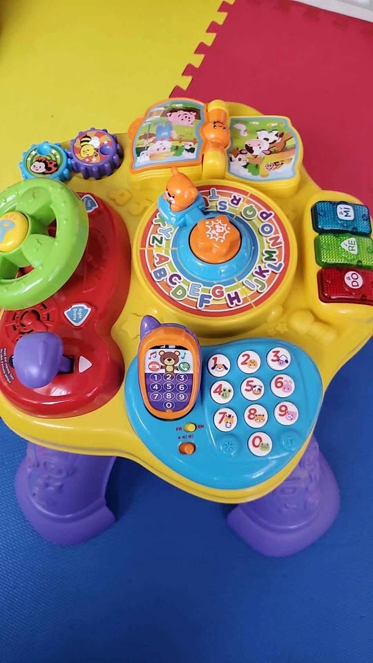 Vtech Baby/Toddler Race Car/Telephone Activity Table - photo 2