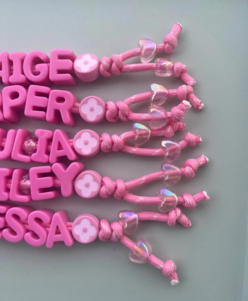 Pink theme BFF keychain, birthday goodie bags, kids gifts - photo 4