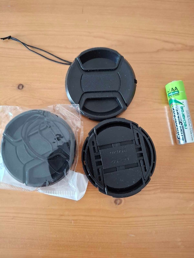 Brand new 55mm lens cap, 3 available