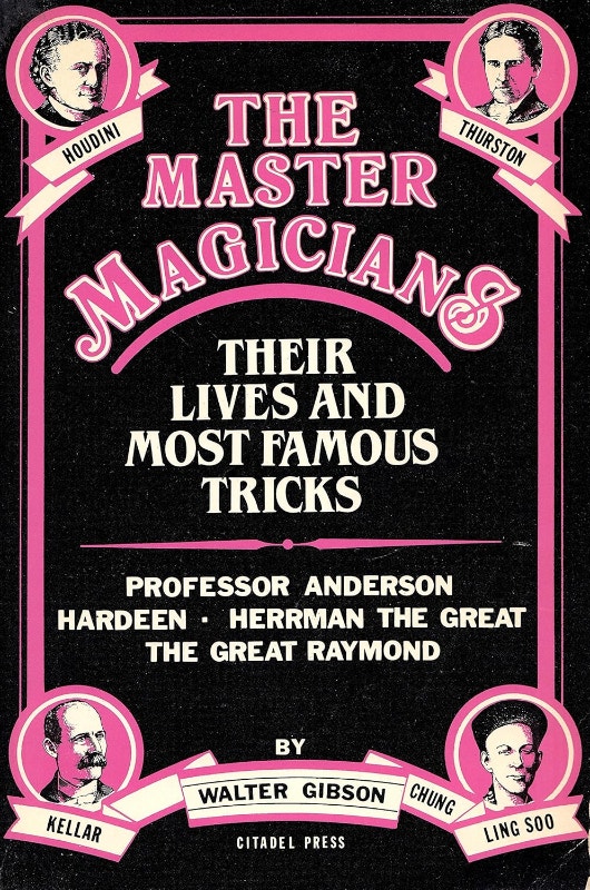 The Master Magicians paperback by Walter Brown Gibson 1966