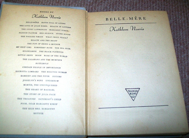 Belle-Mère by Kathleen Norris Hardcover 1943 - photo 2