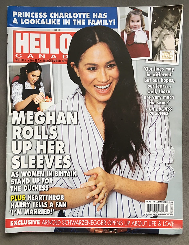 Hello Canada Magazines Princess Diana Prince Harry Meghan Markle - photo 4