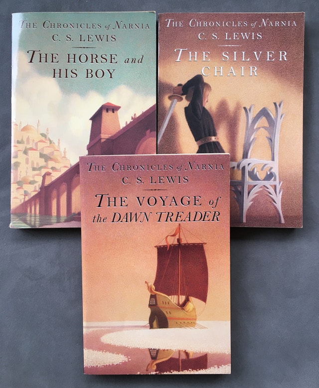 Chronicle of Narnia Books: Horse, Voyage, Silver