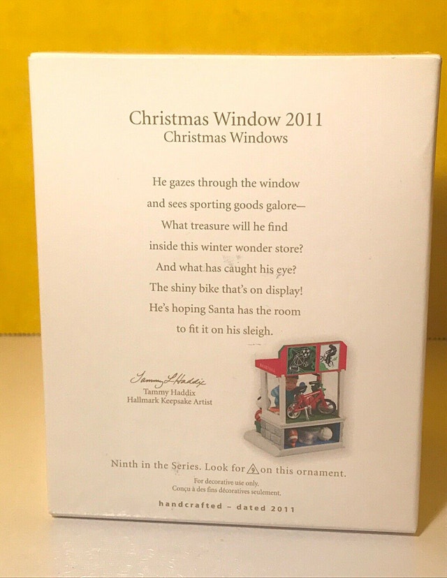 Hallmark Keepsake Ornament Christmas Windows 2011 - photo 4