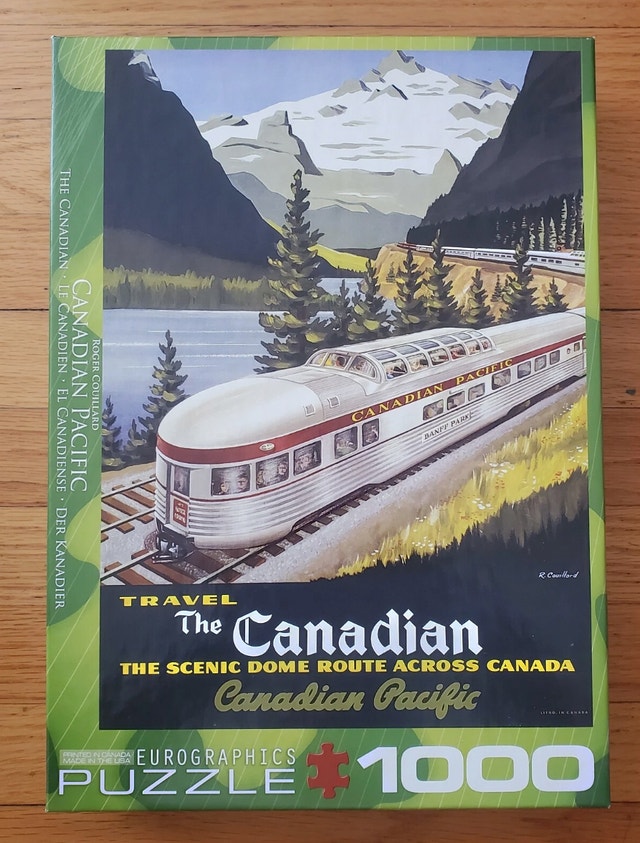 Eurographics Canadian Pacific Railroad 1000 Piece Jigsaw Puzzle