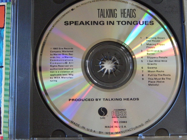 Talking Heads - Speaking In Tongues CD (1983) - photo 3
