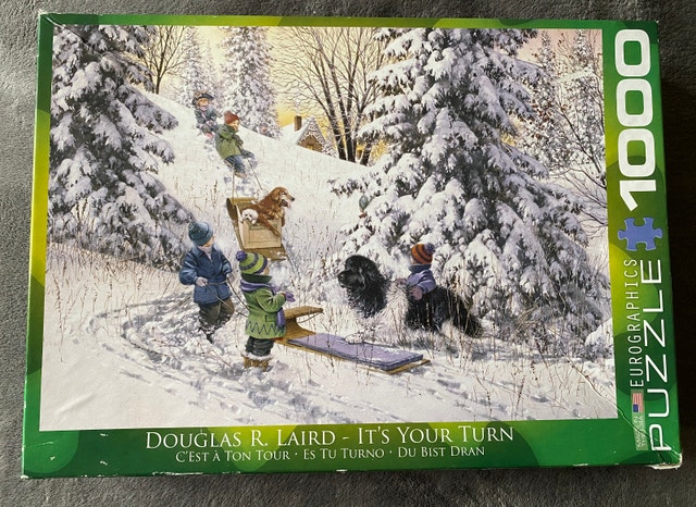 Eurographics 1000 Piece Jigsaw Puzzle "It's Your Turn"