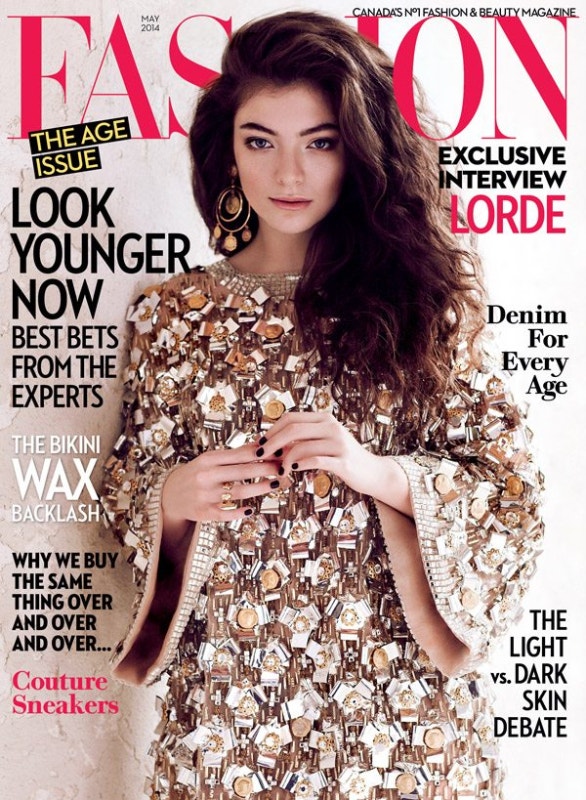 Canada's Fashion Magazine May 2014 Lorde