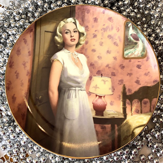 Lana Turner as Cora in The Postman Always Rings Twice Plate