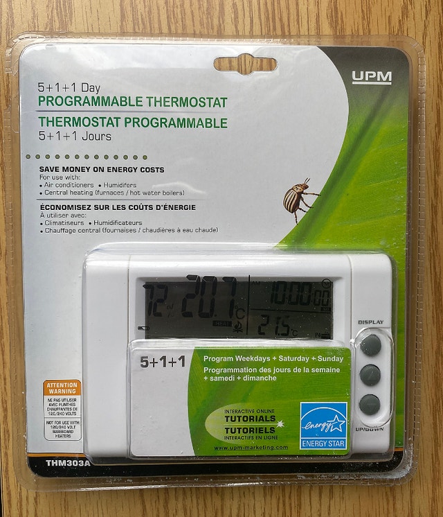 UPM THM303A 24-Volt Programmable Thermostat - New