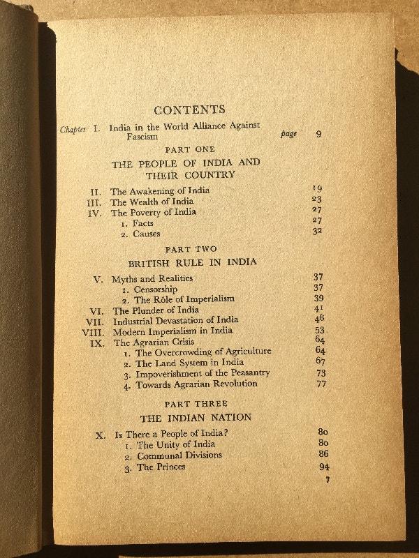 The Problem of India by R. Palme Dutt, 1943 - photo 4
