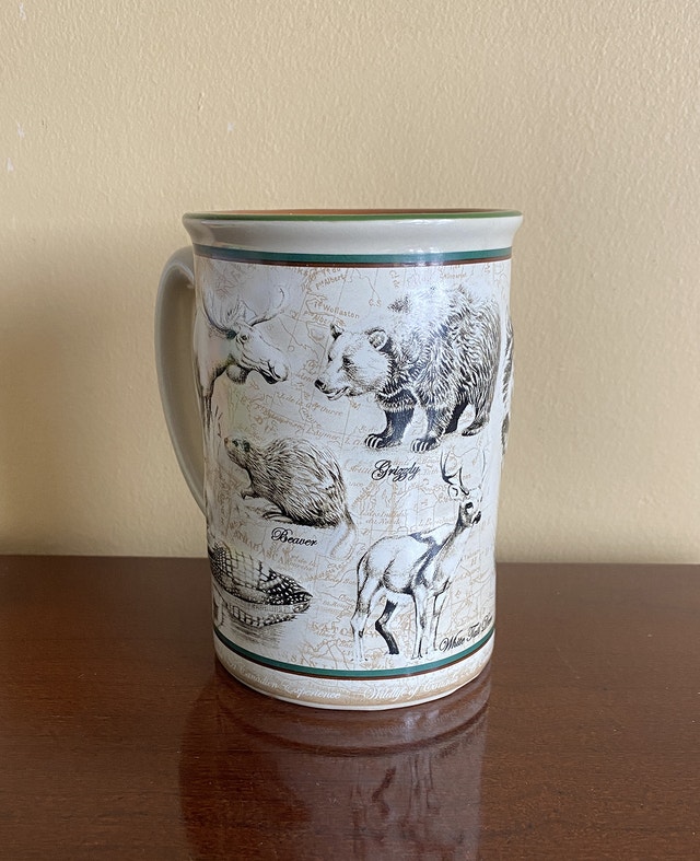 Great Wolf Lodge Coffee Mug Canada Wildlife Animals 5" NEW - photo 2