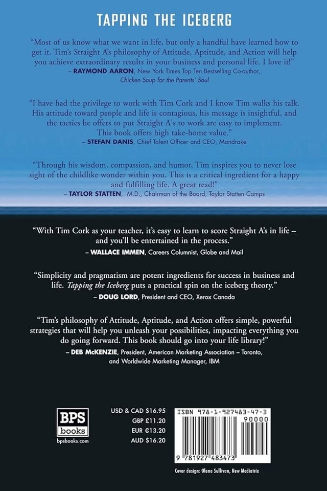 Tapping the Iceberg paperback by Tim Cork 2007 ***Signed Book - photo 2