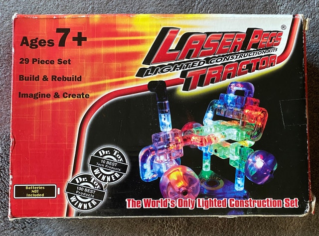 Laser Pegs Tractor Light up Blocks Construction Toy - photo 2