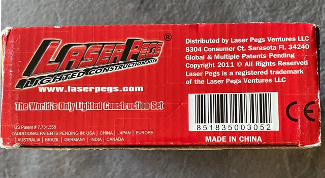 Laser Pegs Tractor Light up Blocks Construction Toy - photo 3