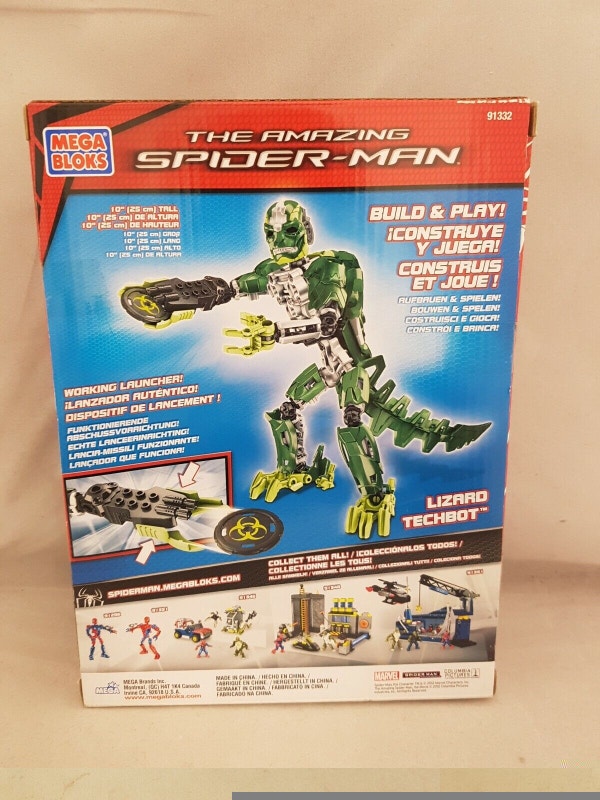 Mega Bloks Spiderman Lizard Techbot 91332 (44 pcs) - photo 2