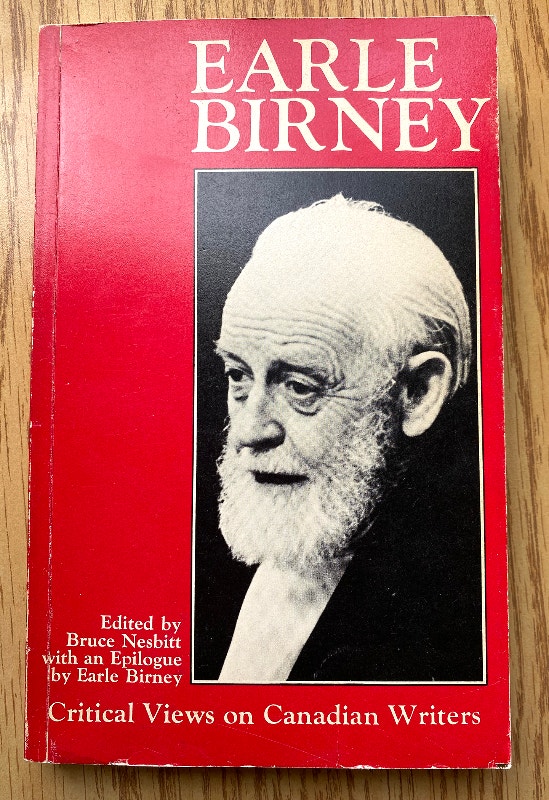 Earle Birney: Critical Views by Bruce Nesbitt paperback 1975