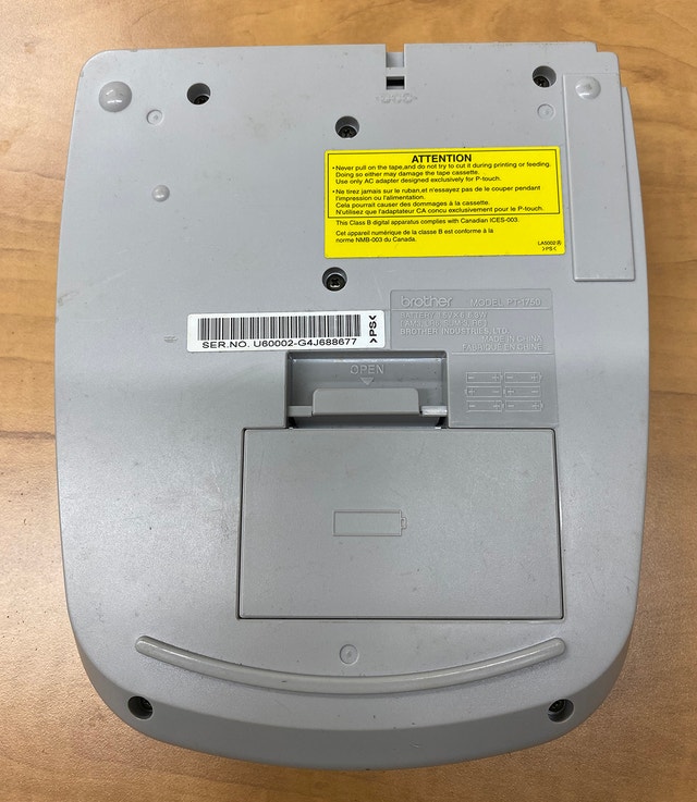 Brother P-Touch PT-1750 Label Maker - photo 2