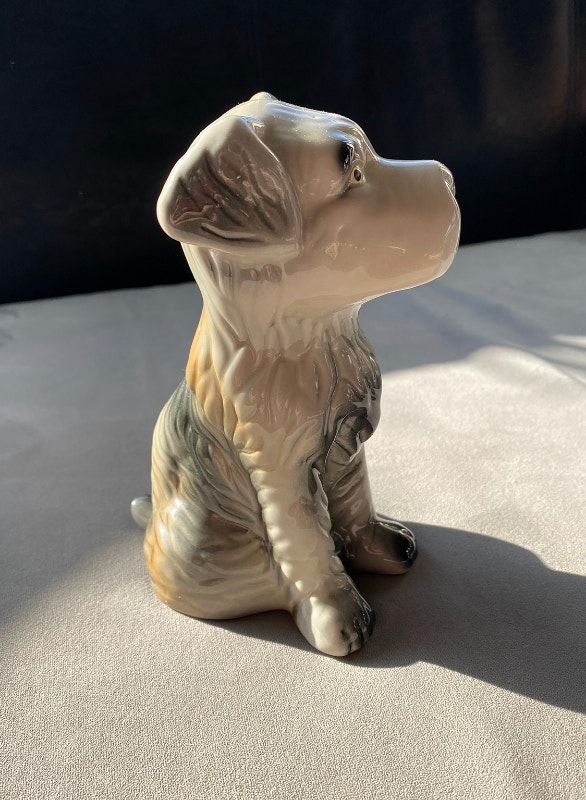 Vintage Ceramic Scottie Dog Statuette 6 Inches Tall - photo 2