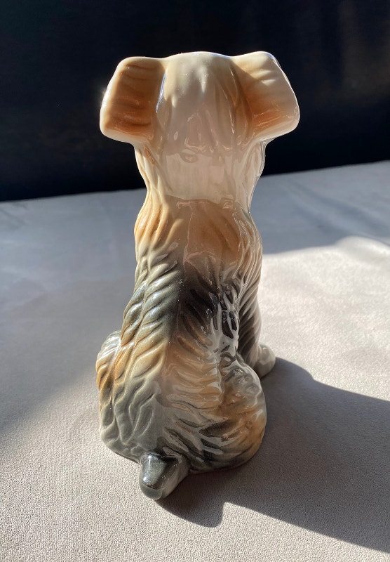 Vintage Ceramic Scottie Dog Statuette 6 Inches Tall - photo 3