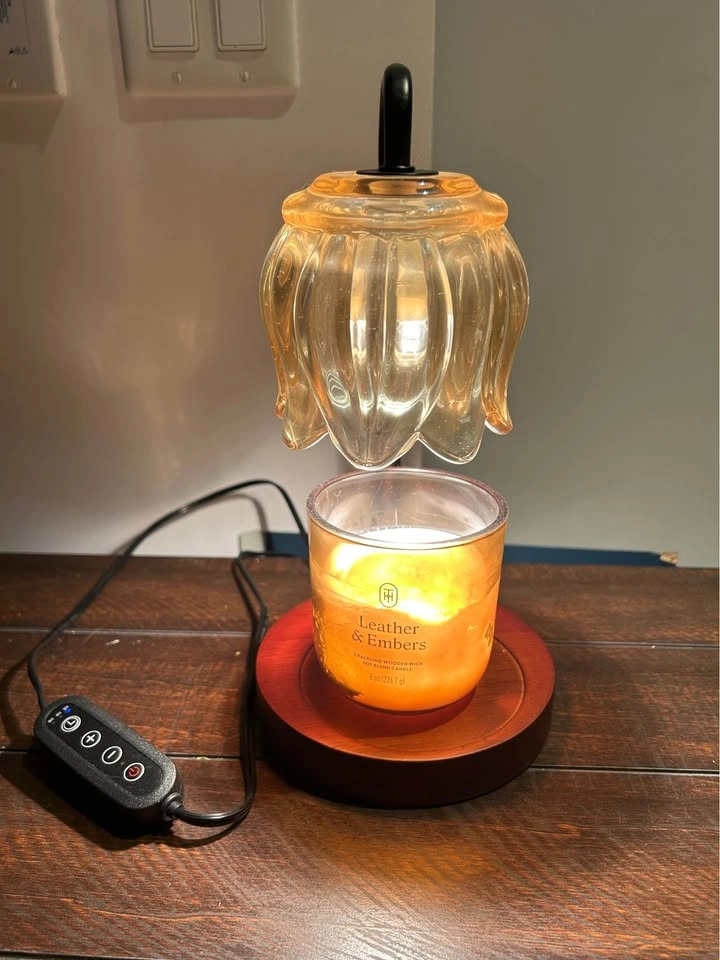 🌱 Flower shaped candle warming lamp - photo 2