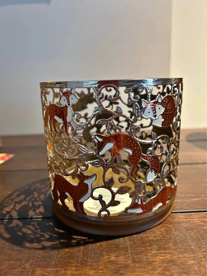 🌱 Fox Candle Holder Bath and Body Works