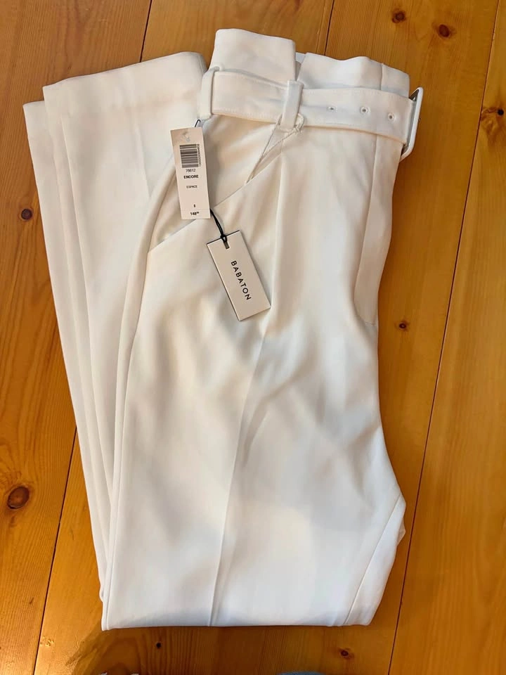 Babaton Belted Trousers Size 8 – New with Tags from Aritzia