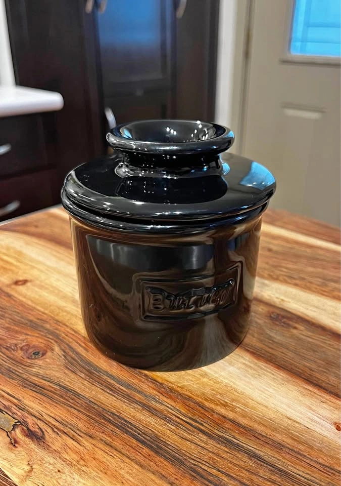 Black Butter Bell Crock
