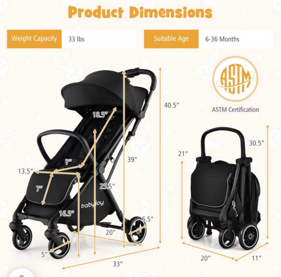 BNIB Travel Stroller - photo 2